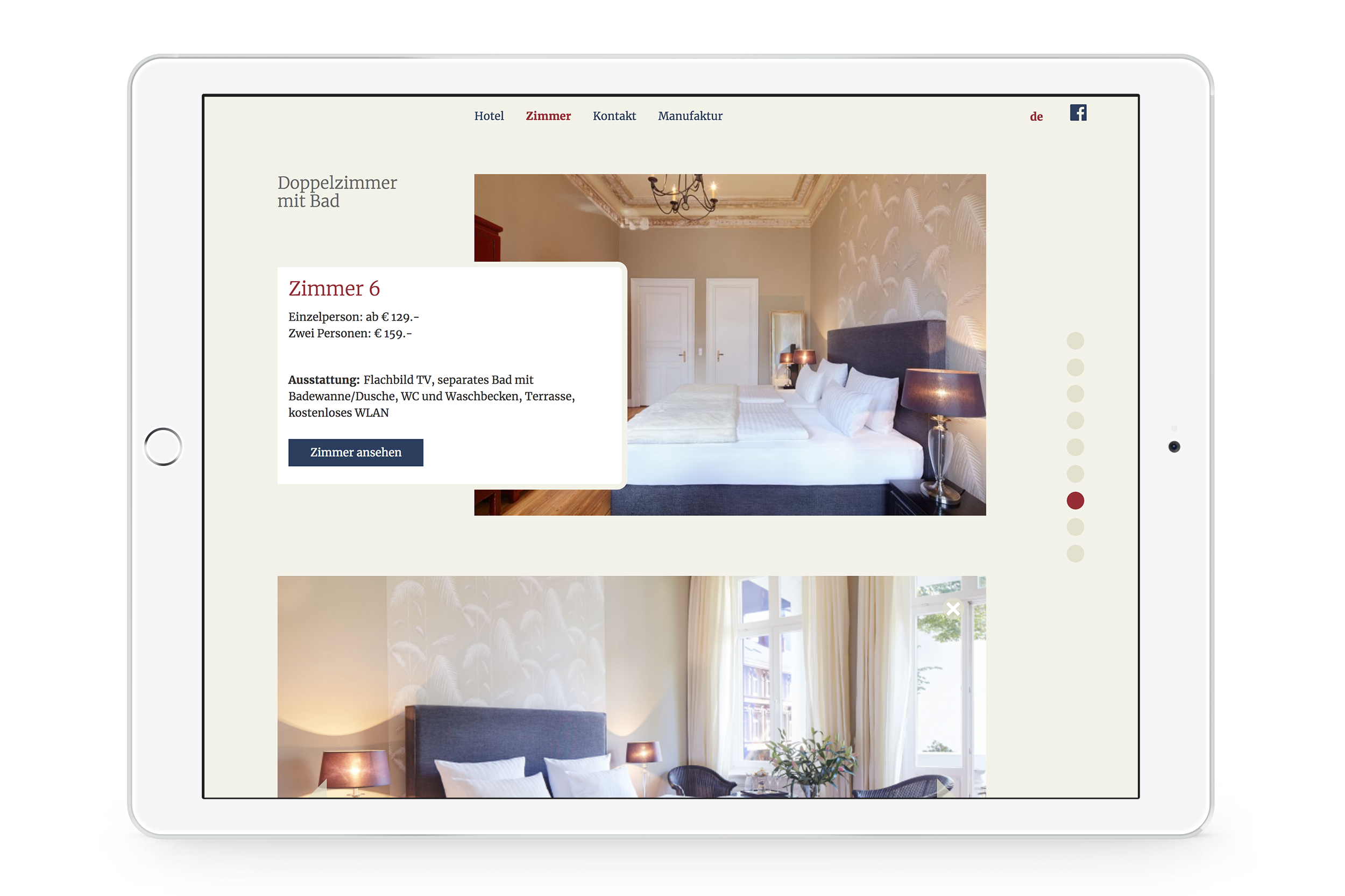 Hotel am Museum Hamburg, Konzept, Design, Webdesign, Programmierung, Website, REDAXO CMS